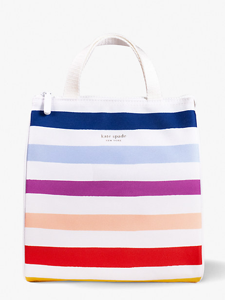 candy stripe lunch bag