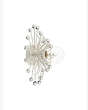 Keaton Wire Floral Sconce, Cream/Clear, Product
