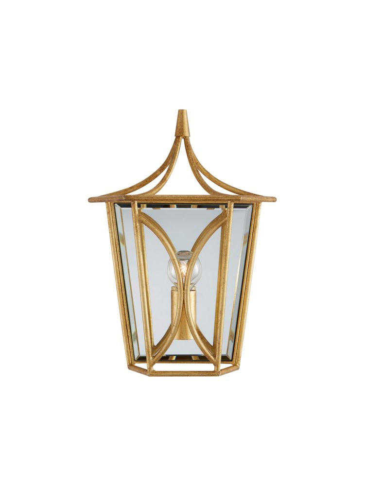 Cavanagh Mini Lantern Sconce, Gold, Product