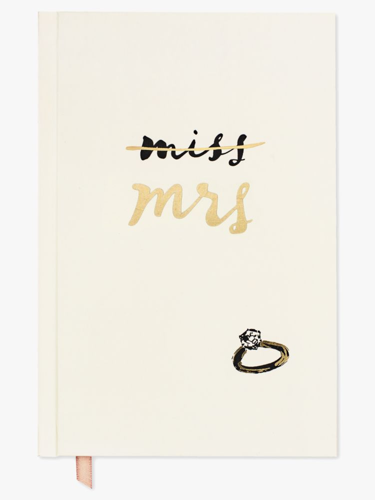 Miss To Mrs Bridal Journal, Parchment, Product