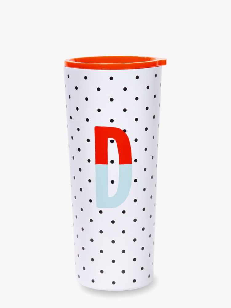 Kate Spade Sparks Of Joy Initial Stainless Steel Tumbler