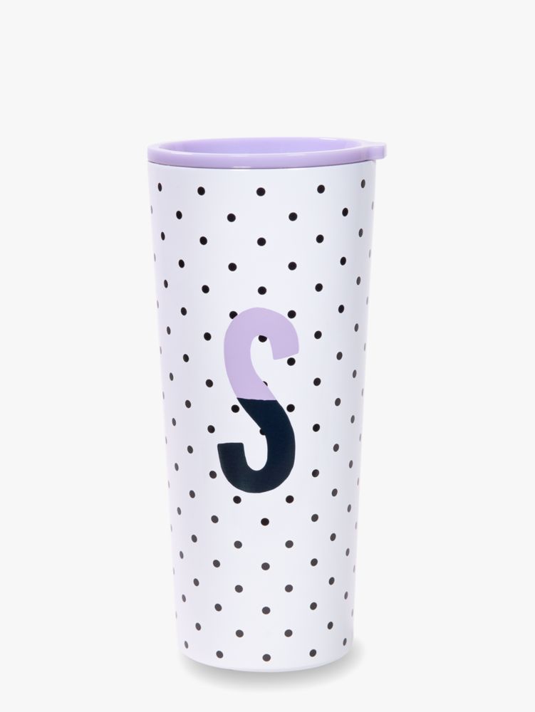 Kate Spade Sparks Of Joy Initial Stainless Steel Tumbler