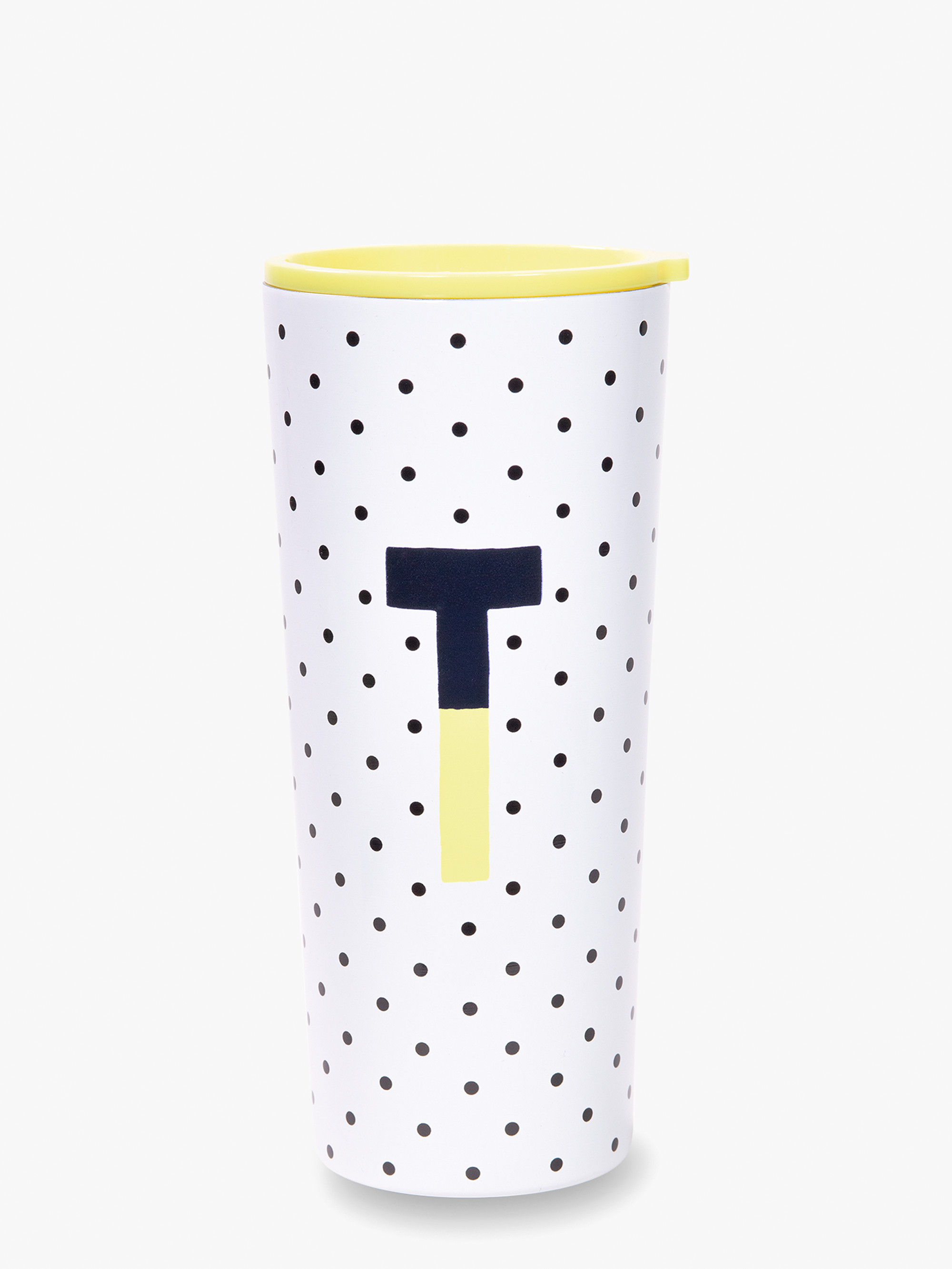 Kate Spade Sparks Of Joy Initial Stainless Steel Tumbler