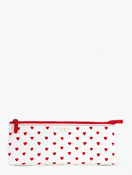 mini hearts pencil case
