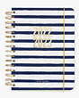 Navy Painted Stripe 17-month Large Planner, Navy, Product
