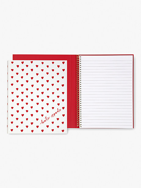 mini hearts concealed-spiral notebook
