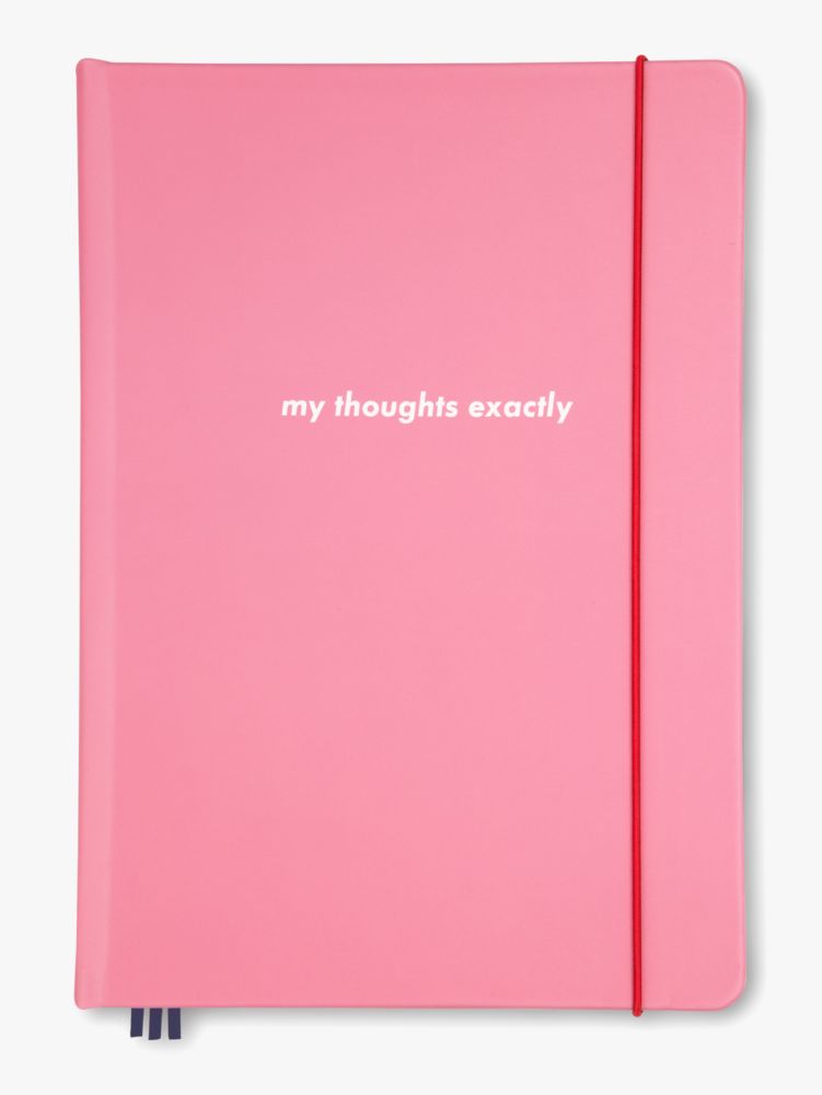 My Thoughts Exactly Take Note Extra Large Notebook, Pomegranate, Product