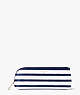 Navy Painted Stripe Pencil Case, Navy, ProductTile
