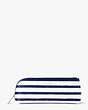 Navy Painted Stripe Pencil Case, Navy, Product