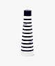 Navy Painted Stripe Stainless Steel Water Bottle, Navy, ProductTile