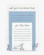 Dog Party 3-piece Notepad Set, Light Blue, Product