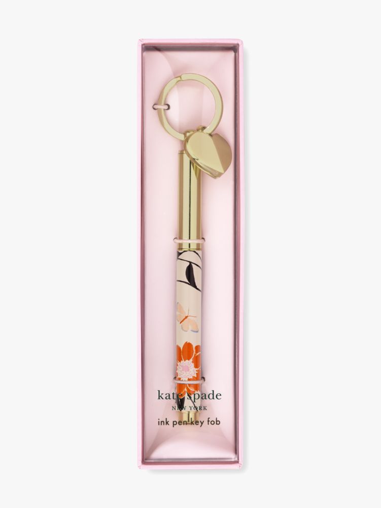 Floral Garden Ink Pen Key Fob, Multi, Product