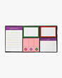 Colorblock Sticky Note Set, Multi, Product