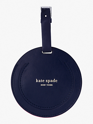 hello again luggage tag by kate spade new york hover view