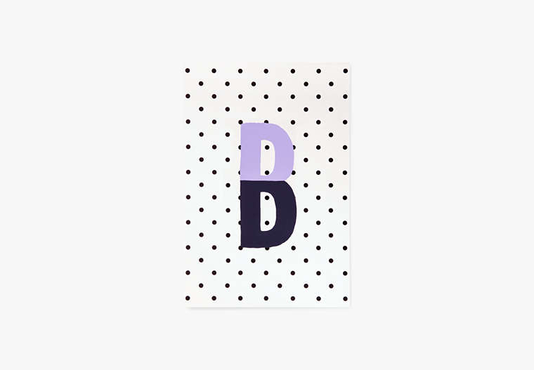 Sparks Of Joy Initial Notepad, Light Purple, Product