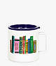 Bookshelf Stainless Steel Coffee Mug, Multi, ProductTile