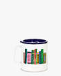 Bookshelf Stainless Steel Coffee Mug, Multi, Product
