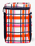 spring plaid wine picnic cooler bag, , s7productThumbnail