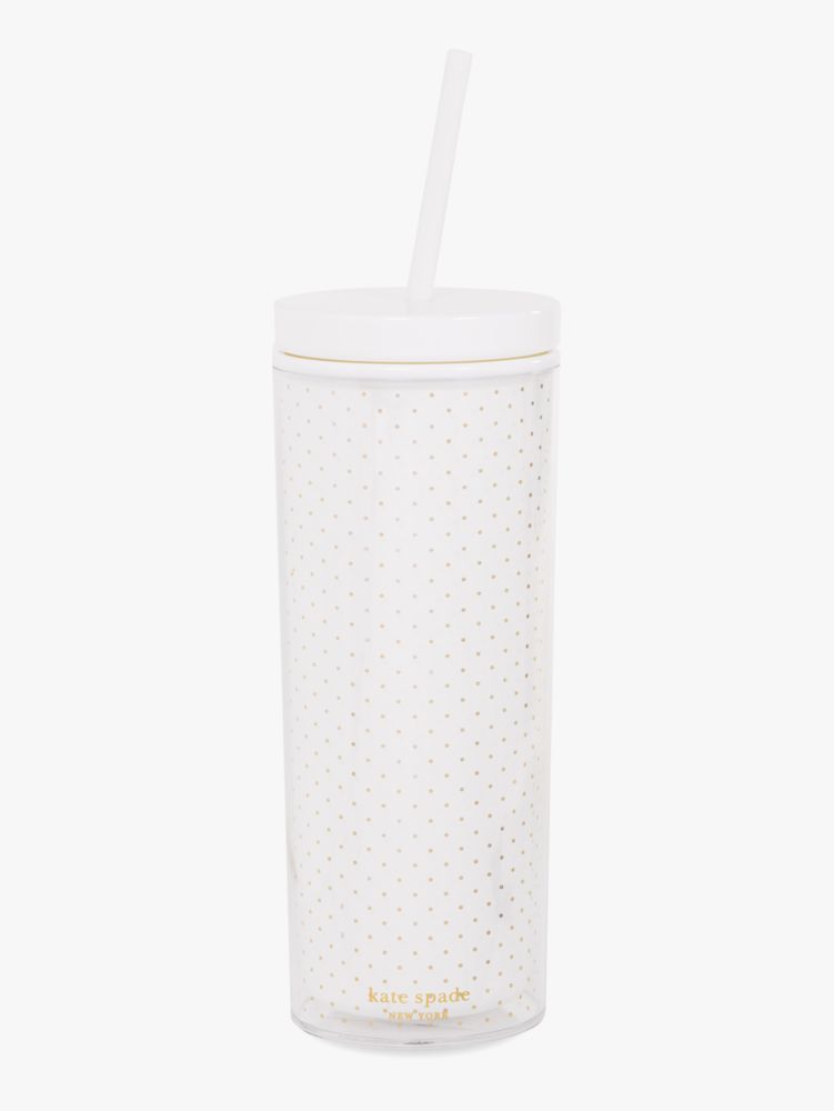 Yes Yes Yes Acrylic Tumbler With Straw | Kate Spade New York