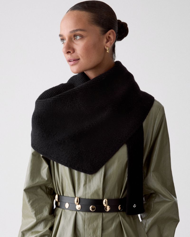 Kate Spade Knit Triangle Scarf