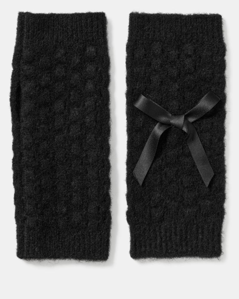 Kate Spade Bubble Stitch Bow Armwarmer