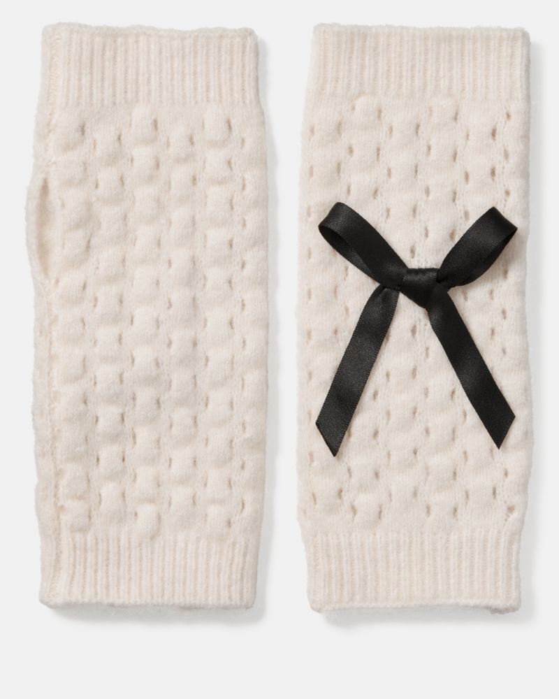 Kate Spade Bubble Stitch Bow Armwarmer