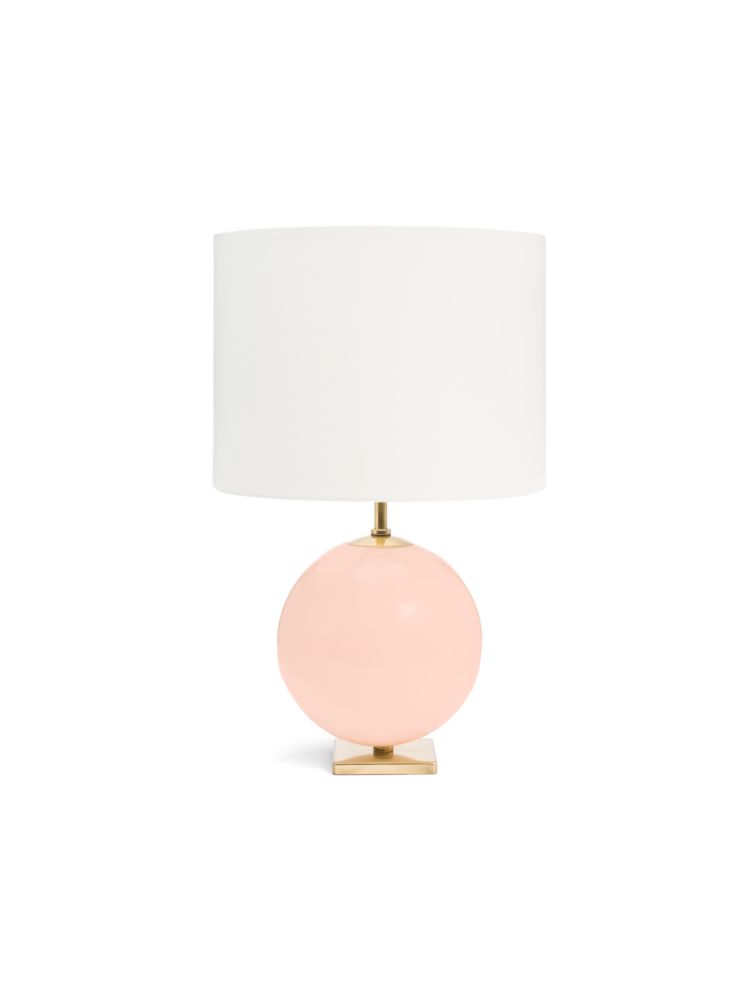 blush table lamp