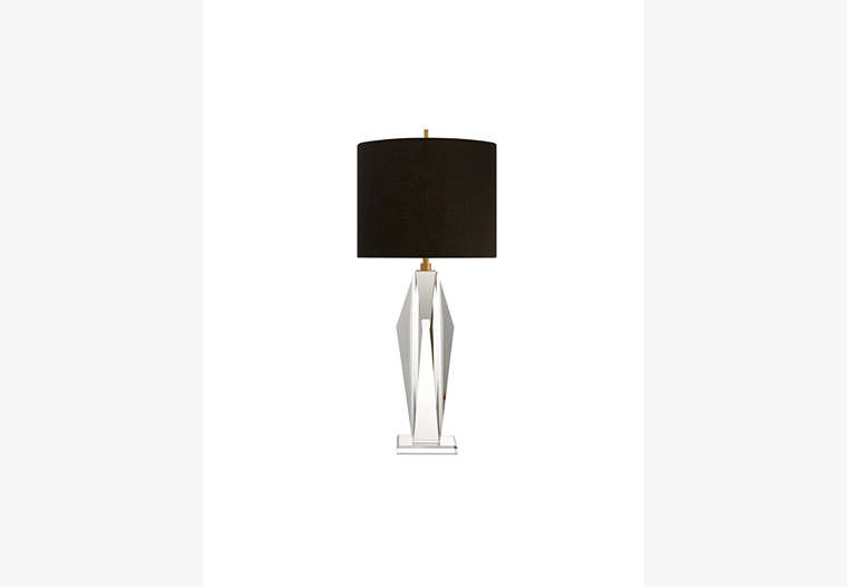 Castle Peak Table Lamp, Clear/Black, Product