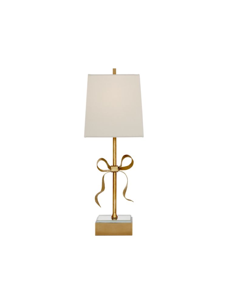Kate Spade Blue/Gold Accent Lamp New 