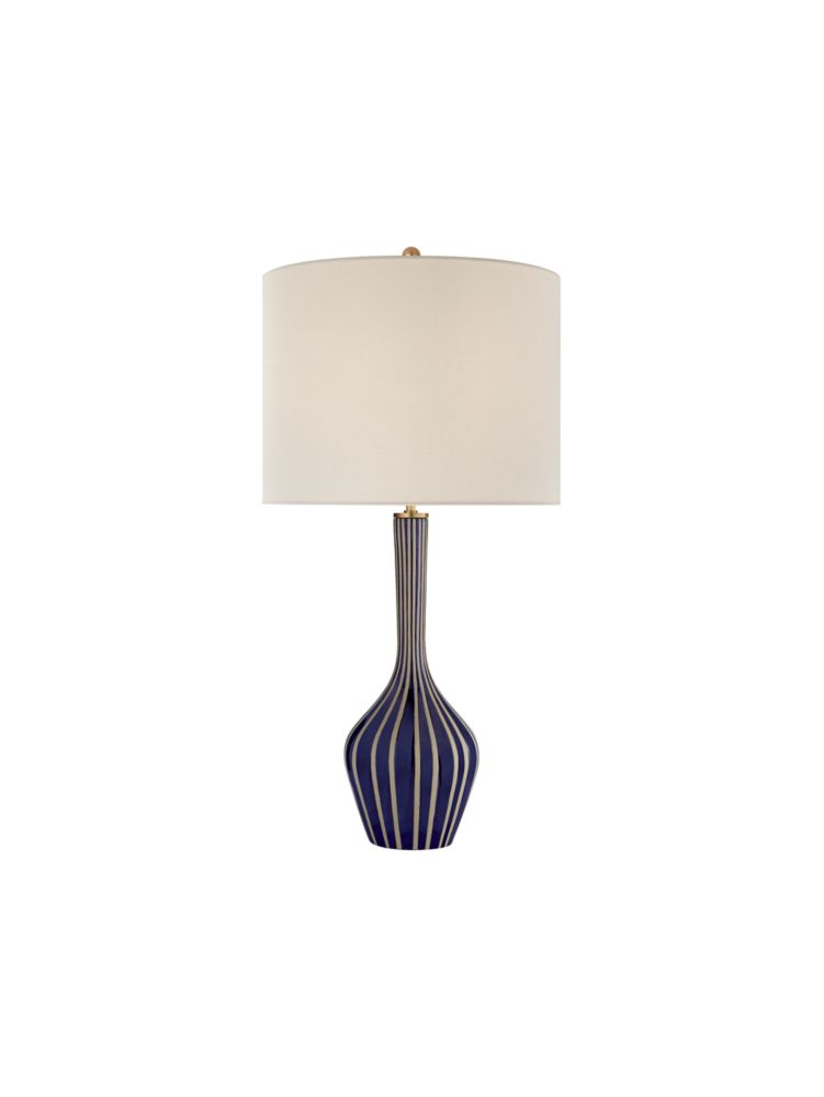 Parkwood Large Table Lamp, Distant Navy Multi, ProductTile