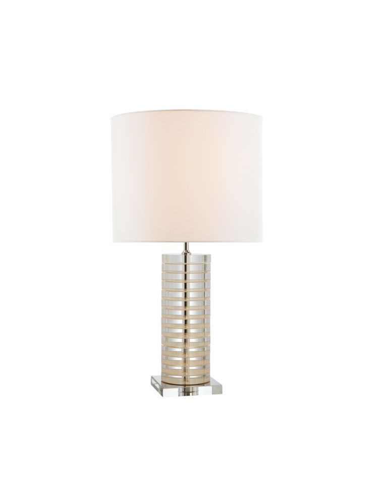 Grayson Stacked Table Lamp, Clear, ProductTile