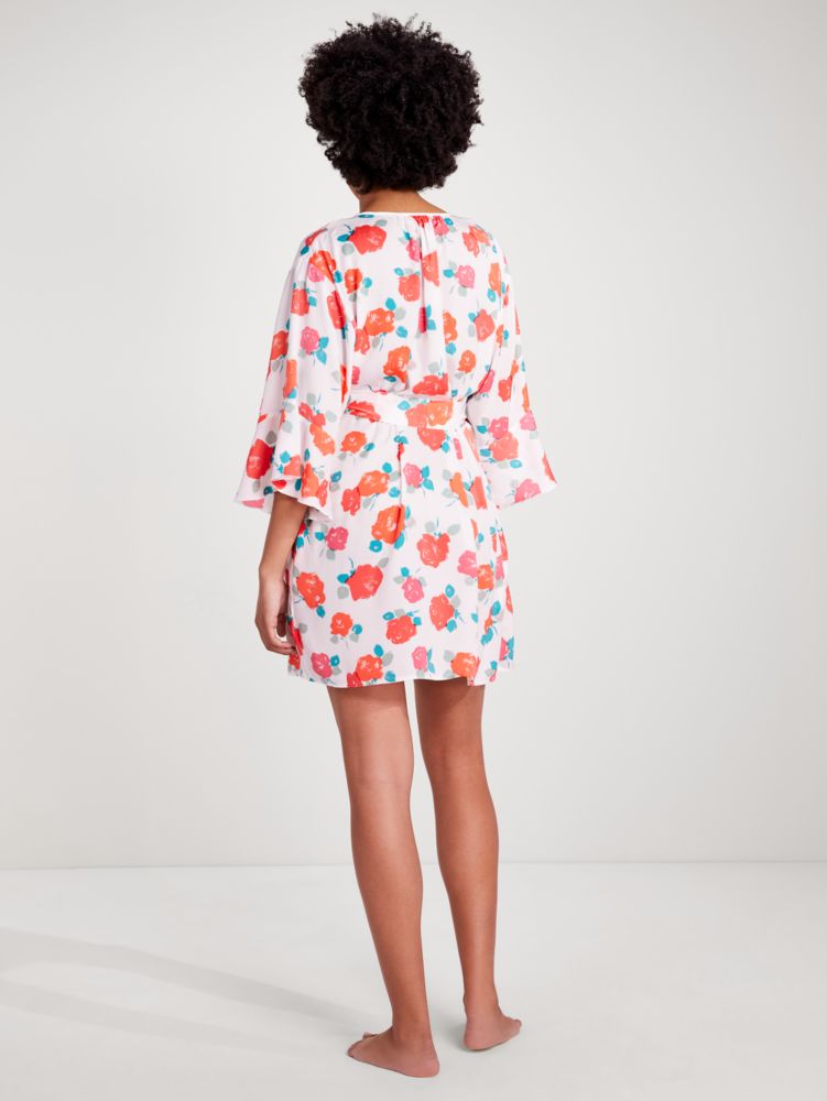 Just Rosy Charmeuse Robe | Kate Spade New York