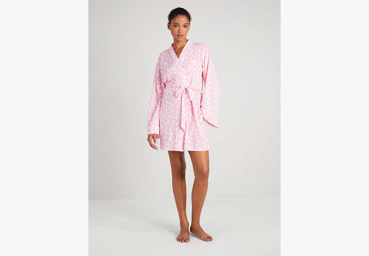 Bold Leopard Robe, Pink Print, Product