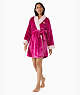Chenille Long Sleeve Robe, Cherrywood, ProductTile