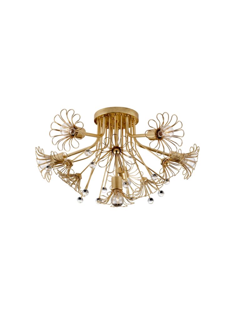 Keaton Bouquet Flush Mount, Gold, Product