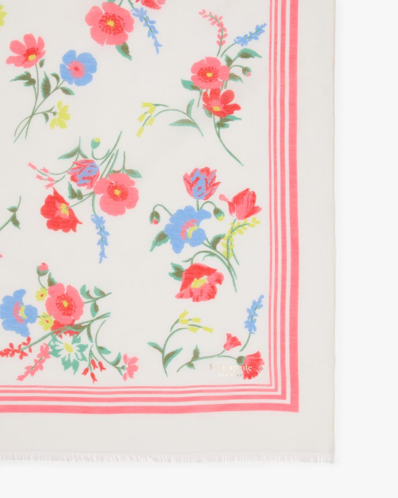 Kate Spade Whimsical Garden Oblong Scarf