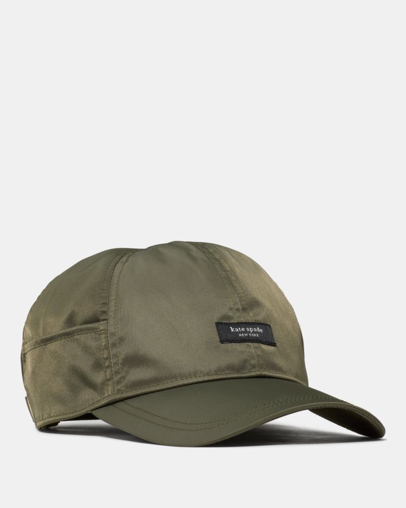 Kate Spade Sam Label Pocket Baseball Cap, Green