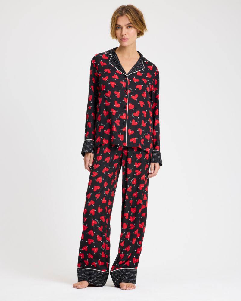 Cupid Hearts Long Pj Set