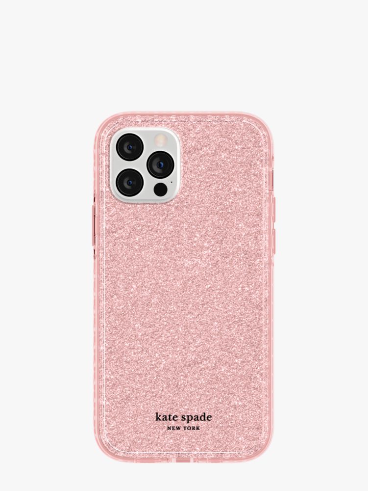 glitter antimicrobial iphone 12 pro case, Pomegranate., ProductTile