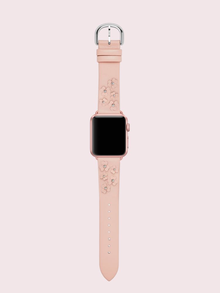 Floral Appliqué Blush Leather 38/40mm Band For Apple Watch® | Kate Spade  New York