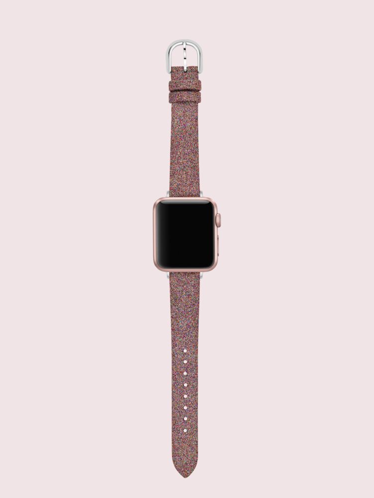 Rainbow Glitter Leather 38/40mm Band For Apple Watch® | Kate Spade New York