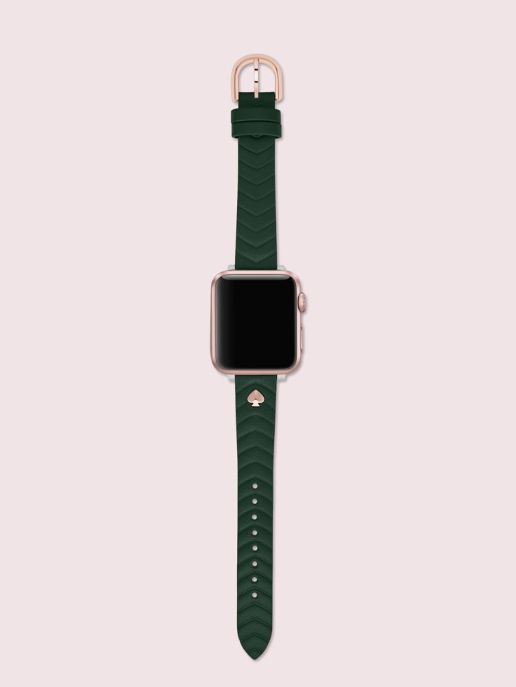 Green Quilted Leather 38/40mm Band For Apple Watch® | Kate Spade New York