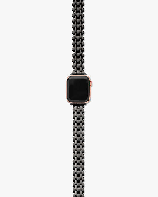 Black Scallop Link Stainless Steel Bracelet 38/40mm Band For Apple Watch® | Kate  Spade New York