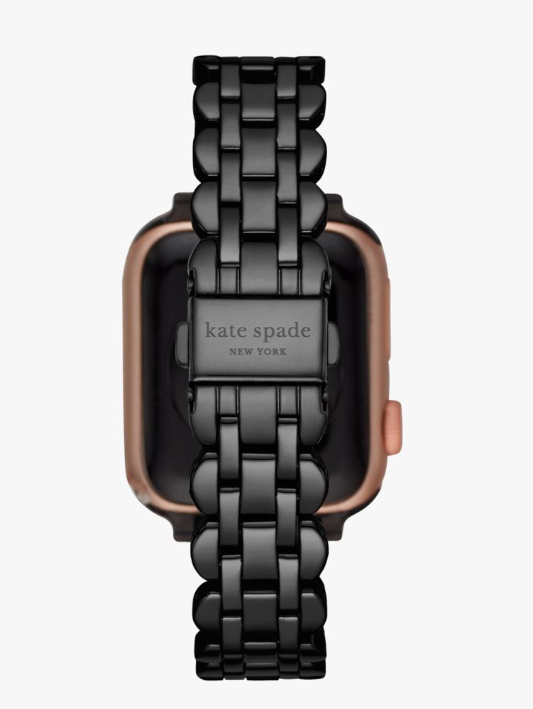 Black Scallop Link Stainless Steel Bracelet 38/40mm Band For Apple Watch® | Kate  Spade New York