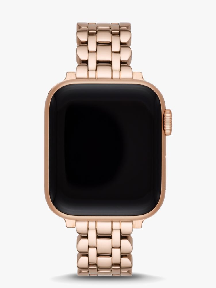 Rose Gold-tone Scallop Link Stainless Steel Bracelet 38/40mm Band For Apple Watch®, Rose Gold, ProductTile