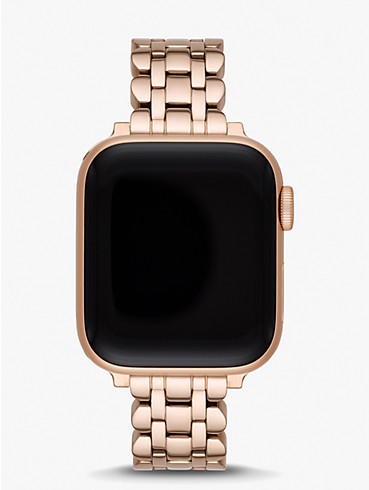 rose gold-tone stainless steel 38/40mm bracelet band for apple watch®, , rr_productgrid