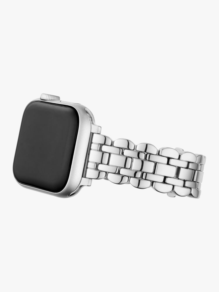 Kate Spade Silver Scallop Link Stainless Steel Bracelet 38/40mm Band For Apple Watch®. 4