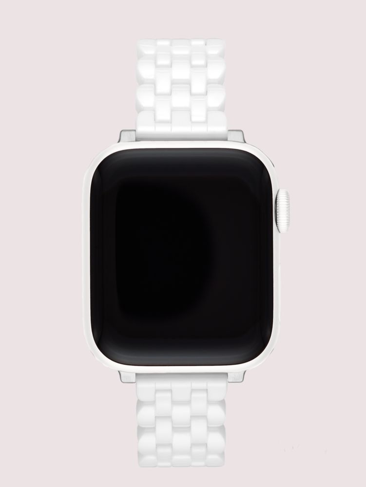 White Ceramic 38/40mm Band For Apple Watch®, Parchment, ProductTile