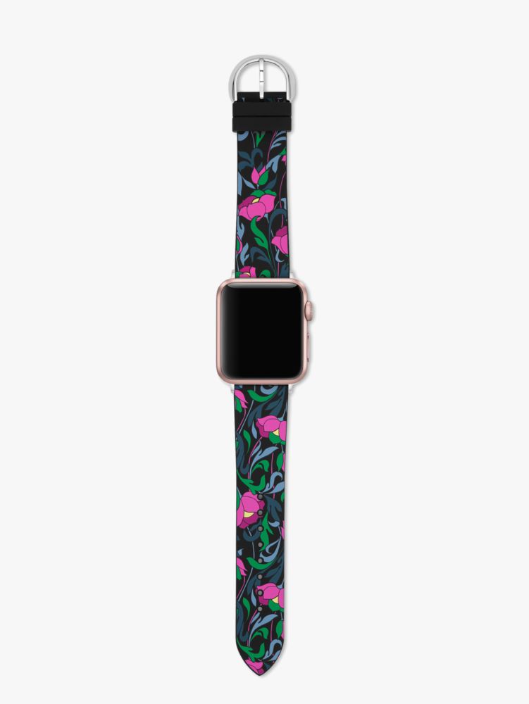 Floral Silicone 38/40mm Band For Apple Watch®, Multi, Product