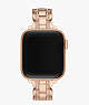 Rose Gold Pavé Scallop Link Band For Apple Watch®, Rose Gold, ProductTile